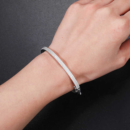 Micro Pavé Setting Lab-Grown Diamond Bracelet