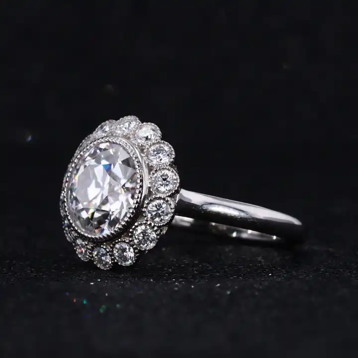 2.49 CT Round Cut Lab-Grown Diamond Ring Proposal Ring