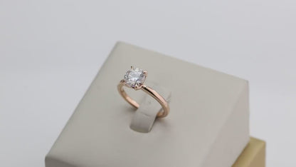 5.1MM Round Diamond Solitaire Ring