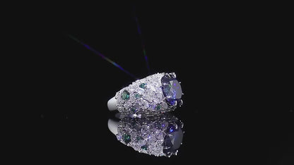 Fancy Vivid Blue VS1 Cushion Shape Lab Cultivated Diamond