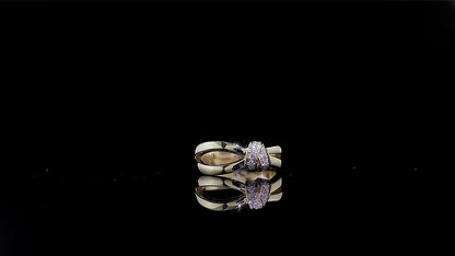 Gold Knot of Love 10K Solid | High Quality Diamond Ring