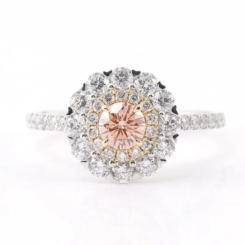 Fancy Intense Pink VS1 Round Shape Lab Diamond