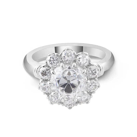 2.60 CT Old European Cut Round Eco-Friendly Diamond Ring To Propose her