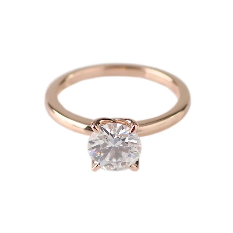 5.1MM Round Diamond Solitaire Ring