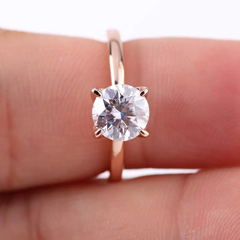 5.1MM Round Diamond Solitaire Ring