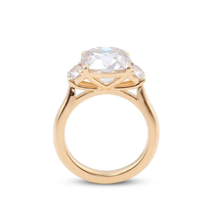 2.51 Carat E/VS2 IGI Champagne Cushion Diamond Engagement Ring