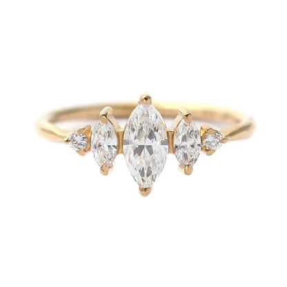 0.98 TCW Marquise Cut Diamond Ring | 14K Solid Gold Ring for your lovely lady