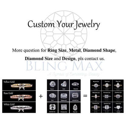 Three Row Paved Diamond Wedding Band/ Rose Gold Diamond Band